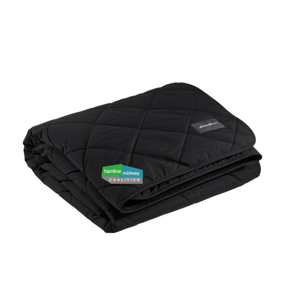 Eddie Bauer® Quilted Insulated Fleece Blanket - Embroidered Logo Thumbnail