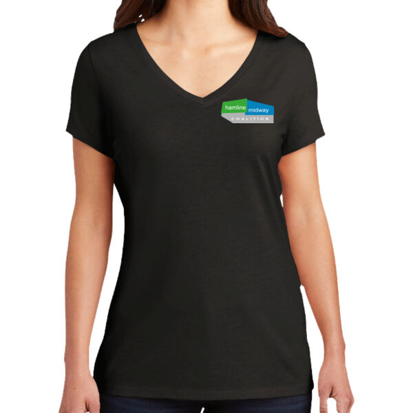 District ® Women’s Perfect Tri ® V-Neck Tee - Printed Logo Thumbnail