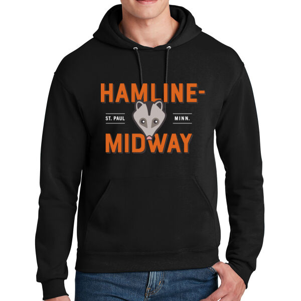 Jerzees® - NuBlend® Pullover Hooded Sweatshirt - Printed Logo Thumbnail