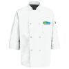 Eight Pearl Button Chef Coat with Thermometer Pocket Thumbnail