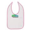 Infant Contrast Trim Premium Jersey Bib Thumbnail