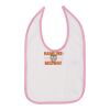 Infant Contrast Trim Premium Jersey Bib Thumbnail