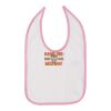 Infant Contrast Trim Premium Jersey Bib Thumbnail