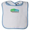 Infant Contrast Trim Terry Bib Thumbnail