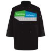 Ten Pearl Button Black Chef Coat Thumbnail